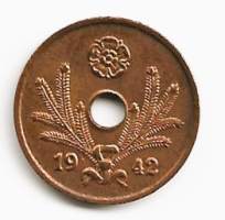 10  penniä  1942