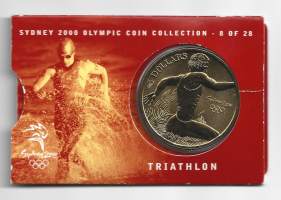 Australia 5 Dollars 2000 Sydney Olympic Games – Triathlon kotelossa