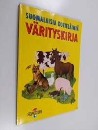 Suomalaisia kotieläimiä - värityskirja
