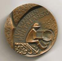 Ivalojoen Kultala  1870 (Kaarina Luukkonen 1974 ) mitali ,   taidemitali 45 mm
