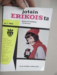 Jotain erikoista 1965 nr 1 - Oy Mallasjuoma asiakaslehti