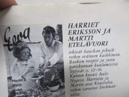 Eeva 1970 nr 7 Harriet Eriksson &amp; Martti Etelävuori, Ansa Ikonen, Sokos Kemi mainos, Arvo Siikamäki, Suomalainen lomanvietto, Dustion Hoffman, Keinonainen seksinukke