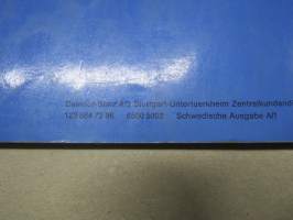 Mercedes-Benz 230 E, 250, 280 E, 280 CE Instruktionsbok -käyttöohjekirja ruotsiksi