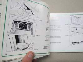 Ford Cortina 1974 -käyttöohjekirja