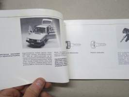 Volvo 343, 345 1982 -käyttöohjekirja