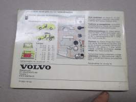 Volvo 343, 345 1982 -käyttöohjekirja