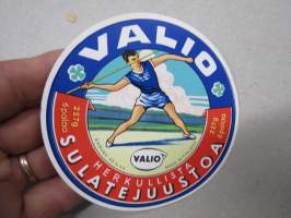 Valio Sulatejuustoa -juustoetiketti