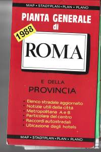 Roma 1988 - kartta