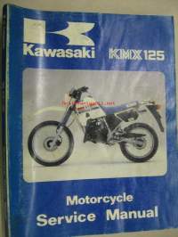 Kawasaki KMX125 Motorcycle service manual -korjaamokirja