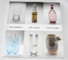 100 lasissa = 100 i glas = 100 x glass