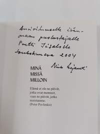Minä missä milloin : vuosikymmenieni kronikka (signeerattu, tekijän omiste)