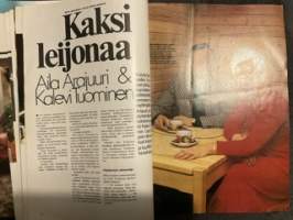 Eeva 1976 nr 2, Manun kaunis tytär Assi, Laila Hietamiehen koko kuva, Aira Arajuuri ja Kalevi Tuominen