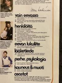 Eeva 1976 nr 3, Sirkku Talja, Anna-Liisa Ruotsi, Arja Töyrylä, Malmgård - nykypäivän perhe vanhassa kartanossa