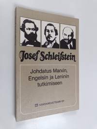 Johdatus Marxin, Engelsin ja Leninin tutkimiseen