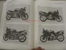 Kawasaki Ninja ZX-6 ZZ-R600 ZZ-R500 Motorcycle service manual -korjaamokirja