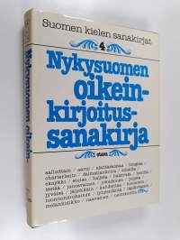 Suomen kielen sanakirjat 4, Nykysuomen oikeinkirjoitussanakirja