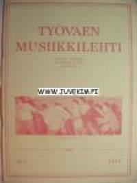 Työväen Musiikkilehti 1929 nr 1