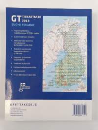 GT-tiekartasto 2013 : Suomi-Finland = GT-vägatlas = GT road atlas = GT-Strassenatlas