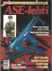 ASE-lehti 1994 nr 3 / Viron maavoimien puku, Remington, Jati Matic Llama pistoolio