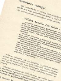 Kansalainen, valitsija !  ... ovat eduskuntavaalit ... 1917  poikkeuksellisen tärkeät.... Suomen itsenäisyyden puolesta ...  , Te äänestätte  Arseninka 40