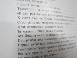 Ленинским курсом - Моряаки Советского торгового флота к 100-летию со дня рождения В.И. Ленина -Leninin kurssi - Neuvostoliiton kauppalaivaston merimiehet...