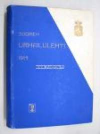 Suomen Urheilulehti 1914 -vuosikerta (Sis lehdet lokakuu 1913 - lokakuu 1914)