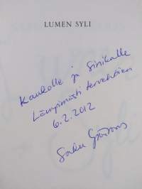 Lumen syli : romaani (signeerattu, tekijän omiste)