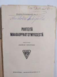 Piirteitä maakauppakysymyksestä (tekijän omiste)