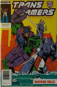 Satelliet 18. No. 5/1991 Transformers - Taistojen tiellä.  (Sarjakuvalehdet)