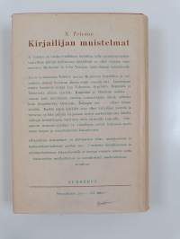 Kirjailijan muistelmat : muistiinmerkittyä