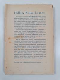 Halldor Kiljan Laxness