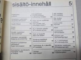 Moottori-Motor 1973 nr 5, Ahveniston automuseo, HM Keisarillinen juna, Auto ja kaupunki, Ilmajäähdytys kuorma-autossa, Suomalainen Solifer asuntovaunu...