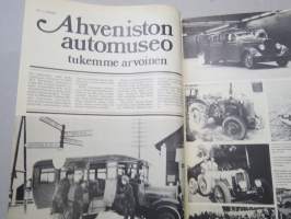 Moottori-Motor 1973 nr 5, Ahveniston automuseo, HM Keisarillinen juna, Auto ja kaupunki, Ilmajäähdytys kuorma-autossa, Suomalainen Solifer asuntovaunu...