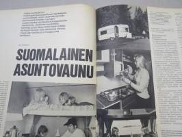 Moottori-Motor 1973 nr 5, Ahveniston automuseo, HM Keisarillinen juna, Auto ja kaupunki, Ilmajäähdytys kuorma-autossa, Suomalainen Solifer asuntovaunu...