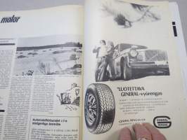 Moottori-Motor 1973 nr 5, Ahveniston automuseo, HM Keisarillinen juna, Auto ja kaupunki, Ilmajäähdytys kuorma-autossa, Suomalainen Solifer asuntovaunu...