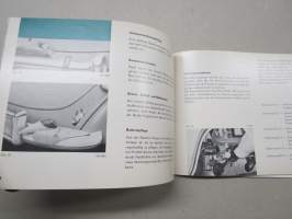 Auto Union DKW 1000, Coupe S, Limousine Betriebsanleitung Ausgabe August 1961 -käyttöohjekirja, saksankielinen