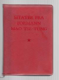 Maon punainen kirja - painettu Kiinan Kansantasavallassa 1967  tanskan kielellä