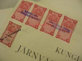 Kongliga Jernvägsstyrelsen förordning ...August Johansson 1908