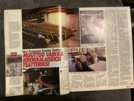 Seura 1985 nr 9, Harry Harkimo lähtee purjeveneellä maailman ympäri, Dingo, Uusi Tampereen Työväen Teatteri