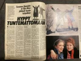 Seura 1985 nr 10, Helsinki on  vakoilijoiden paratiisi, Eppu Normaalin voimakaksikko, Eija Ahvo ja Susanna Haavisto, delfiinit saapuvat