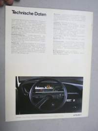 Citroën GS - Das auto ohne Grenzen 1972 -myyntiesite, saksankielinen