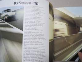 Citroën DS 1972 -myyntiesite, saksankielinen