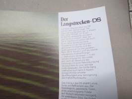 Citroën DS 1972 -myyntiesite, saksankielinen