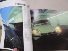 Citroën DS 1972 -myyntiesite, saksankielinen