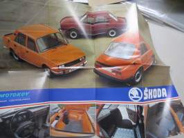 Skoda 105 S, 105 L, 120 L, 120 SL -myyntiesite / sales brochure