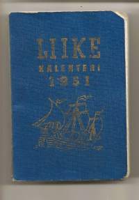Liikekalenteri 1951 -   kalenteri merkintöjö
