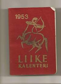 Liikekalenteri 1953 -   kalenteri merkintöjö