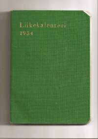 Liikekalenteri 1954 -   kalenteri merkintöjö