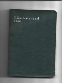 Liikekalenteri 1956 -   kalenteri merkintöjö