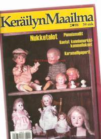 Keräilyn Maailma  1998 nr 2 - nukketalot, pienoismallit, karamellipaperit, magneetit, kulta vaihtui rautaan, Fazer ja Pääsiäinen, leikkiautot, Karvinen,